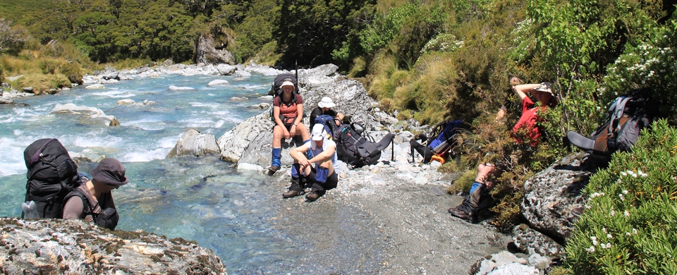 Trampers in the Beansburn Valley
